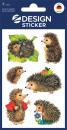 Hedgehog paper stickers